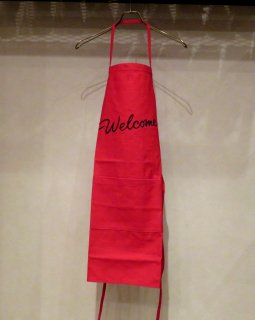 <img class='new_mark_img1' src='https://img.shop-pro.jp/img/new/icons47.gif' style='border:none;display:inline;margin:0px;padding:0px;width:auto;' />DRESSSEN  ɥ쥹COLOR  APRON  WELCOME 顼ץRED