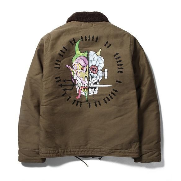 WACKOMARIA×WOLFSHEAD ALPACA BOA DECK JACKET アルパカボアデッキジャケット(KHAKI) -  WACKOMARIA,M＆M,RATSjp,ビンゴブラザーズ正規取扱店【LITTLE BASTARD】滋賀県 セレクトショップ・通販可能