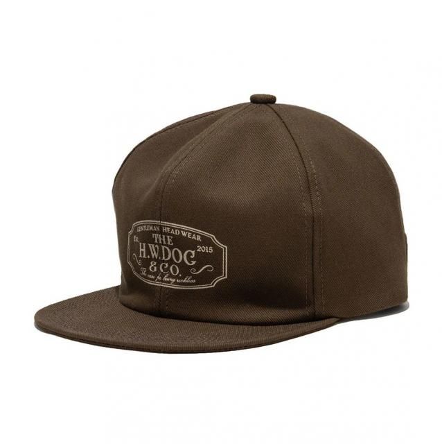 THE H.W.DOG&CO. TRACKER CAP トラッカーキャップ (BROWN