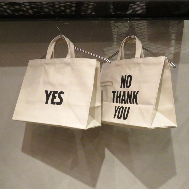 DRESSSEN MARKET BAG LARGE【YES / NO THANK YOU】マーケットバッグ