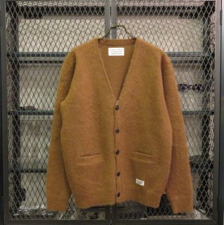 ダークブラウン 茶色 WACKOMARIA mohair Knit cardigan 野村訓市着用