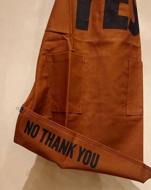 DRESSSEN DAY USE W POCKET APRON 【YES】ダブルポケット カラー