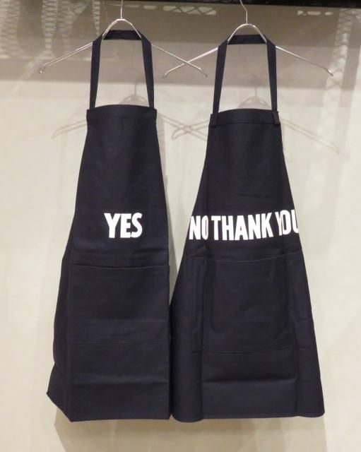 DRESSSEN APRON 【YES/NO THANK YOU】ドレスセン リバーシブルエプロン 