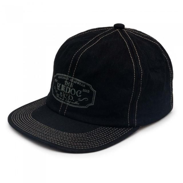 THE H.W.DOG&CO. TRUCKER CAP-D トラッカーキャップ デニム(ブラック 