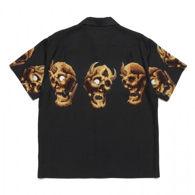 56 TATTOO × WACKO MARIA HAWAIIAN SHIRT S/S - M＆M,WACKOMARIA,RATSjp,ビンゴブラザーズ正規取扱店【LITTLE  BASTARD】セレクトショップ・通販可能