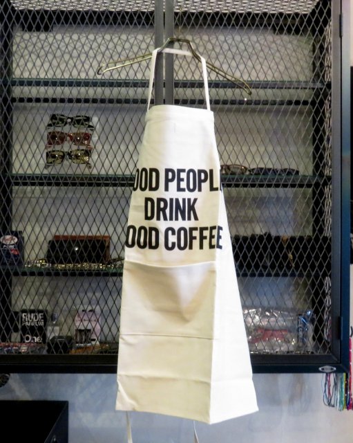 DRESSSEN ドレスセン APRON 【GOOD PEOPLE DRINK GOOD COFEE