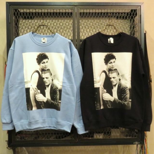 CHET BAKER × WACKOMARIA CREW NECK SWEAT SHIRT (TYPE-4) -  M＆M,WACKOMARIA,RATSjp,ビンゴブラザーズ正規取扱店【LITTLE BASTARD】セレクトショップ・通販可能