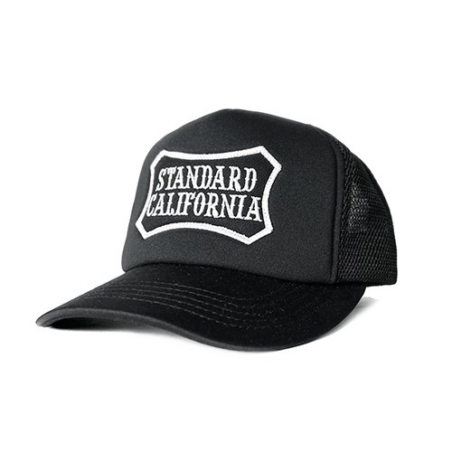 STANDARD CALIFORNIA SD Basic Logo Patch Mesh Cap(BLACK 