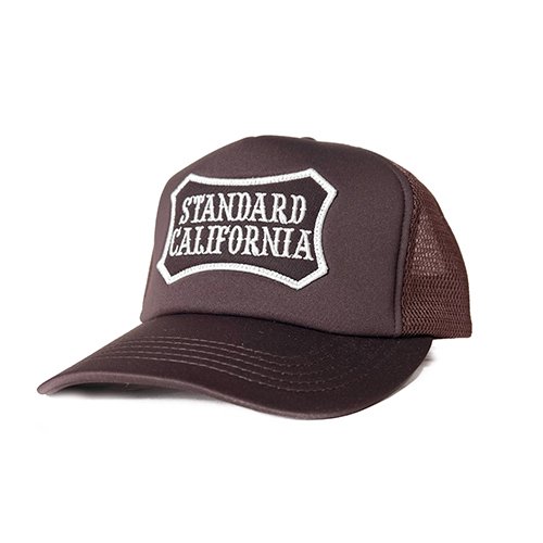 STANDARD CALIFORNIA SD Basic Logo Patch Mesh Cap(BROWN