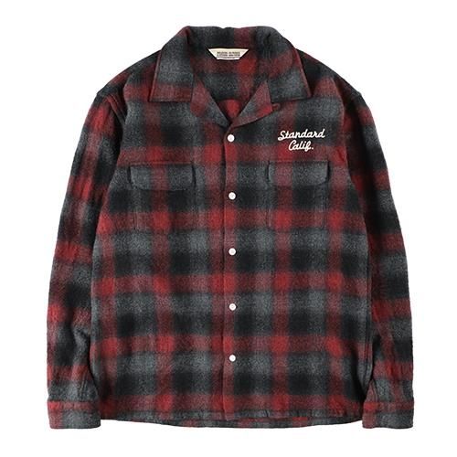 即売】STANDARD CALIFORNIA Wool Check Shirt トップス シャツ www 