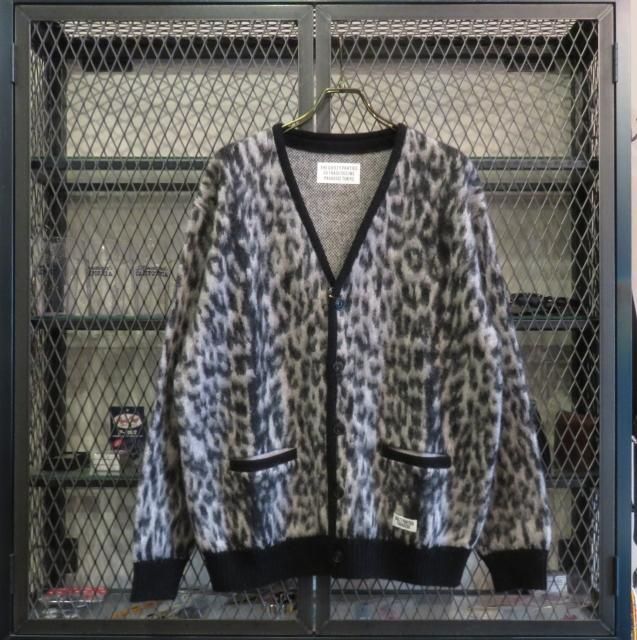 WACKO MARIA LEOPARD MOHAIR CARDIGAN - WACKOMARIA