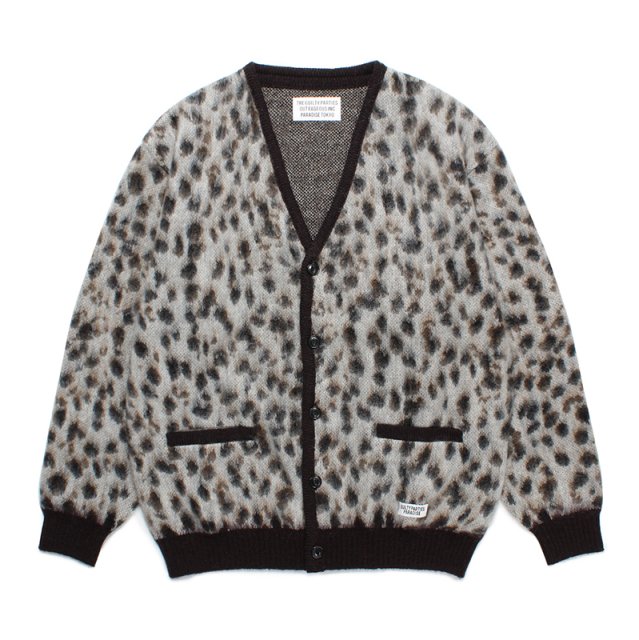 WACKO MARIA LEOPARD MOHAIR CARDIGAN(BEIGE) - WACKOMARIA,M＆M,RATSjp,ビンゴブラザーズ正規取扱店【LITTLE  BASTARD】滋賀県 セレクトショップ・通販可能