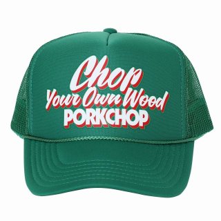 <img class='new_mark_img1' src='https://img.shop-pro.jp/img/new/icons32.gif' style='border:none;display:inline;margin:0px;padding:0px;width:auto;' />PORKCHOP GARAGESUPPLY  CHOP YOUR OWN WOOD CAP(GREEN)