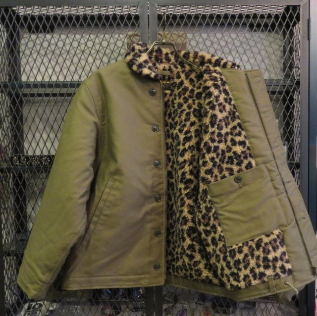 WACKO MARIA N-1 LEOPARD BOA DECK JACKET　B(TYPE-3) -  WACKOMARIA,M＆M,RATSjp,ビンゴブラザーズ正規取扱店【LITTLE BASTARD】セレクトショップ・通販可能