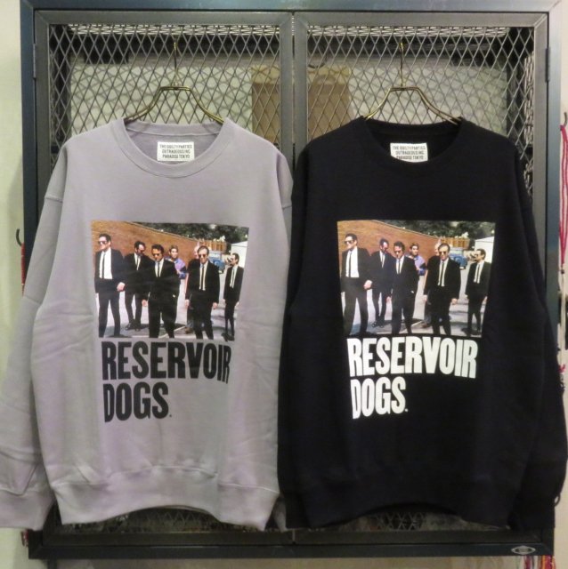 RESERVOIR DOGS × WACKO MARIA MIDDLE WEIGHT CREW NECK SWEAT SHIRT