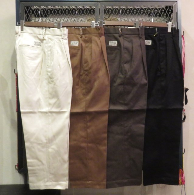 WACKOMARIA DOUBLE PLEATED CHINO TROUSERS -  WACKOMARIA,M＆M,RATSjp,ビンゴブラザーズ正規取扱店【LITTLE BASTARD】滋賀県 セレクトショップ・通販可能