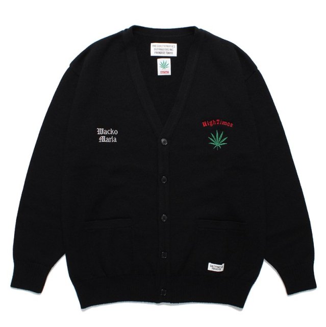 HIGHTIMES × WACKO MARIA CLASSIC KNIT CARDIGAN - WACKOMARIA,M＆M,RATSjp,ビンゴブラザーズ正規取扱店【LITTLE  BASTARD】滋賀県 セレクトショップ・通販可能