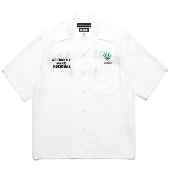 新品 ワコマリア 舐達麻 HIGHTIMES 50'S SHIRT 舐達麻 × HIGHTIMES × WACKOMARIA 50'S SHIRT S/S - WACKOMARIA