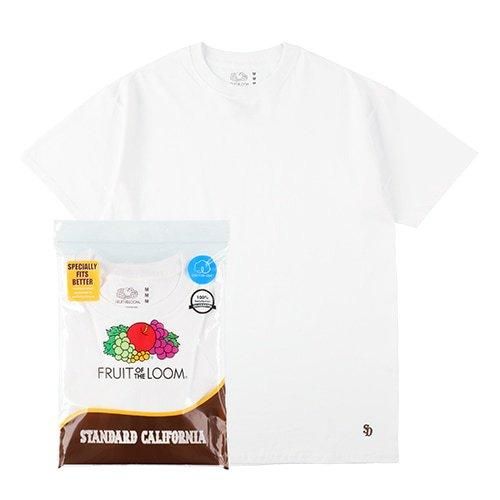 スタンダードカリフォルニア フルーツオブザルーム×SD 2パックTシャツ Fruit of the Loom / SD 2Pack T : STANDARD CALIFORNIA OFFICIAL