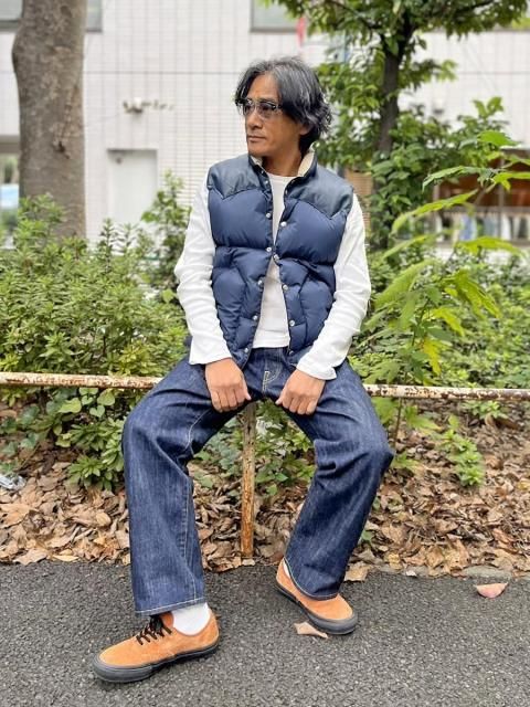 Rocky Mountain Featherbed × STANDARD CALIFORNIA SD Down Vest(NAVY