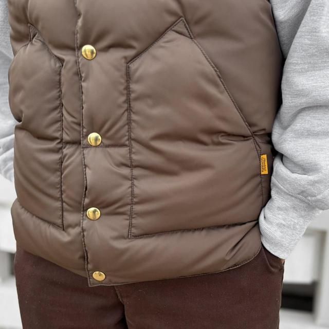 Rocky Mountain Featherbed × STANDARD CALIFORNIA SD Down Vest(BROWN