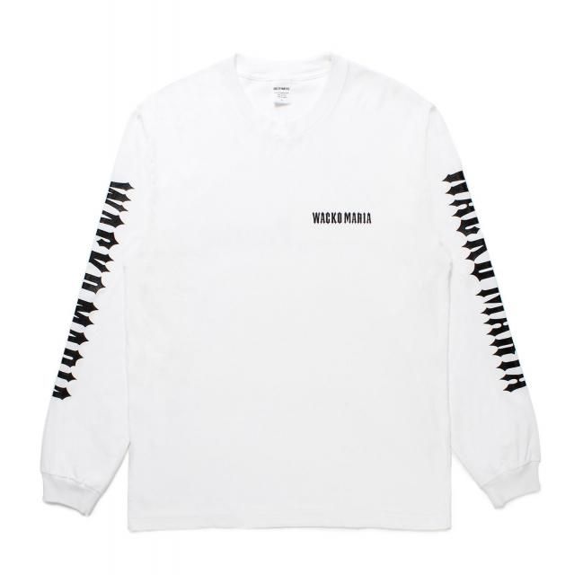 【WACKO MARIA】ワコマリア ロンT クルーネック ホワイト WACKO MARIA (ワコマリア) CREW NECK THERMAL SHIRT (クルー