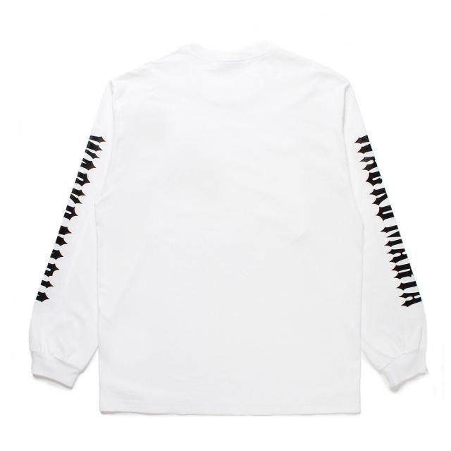 【BADBLOOD】Jersey Garter Tank Dress ホワイト 関税/送料無料 WACKOMARIA WASHED HEAVY WEIGHT CREW NECK LONG SLEEVE T-SHIRT