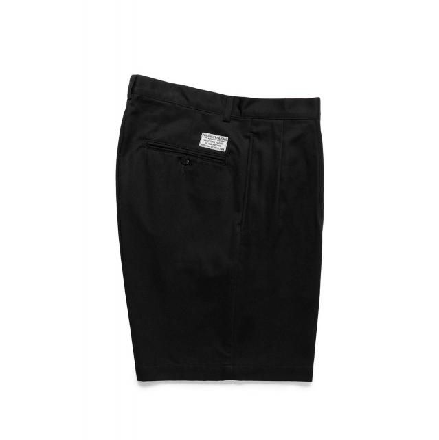 WACKO MARIA DOUBLE PLEATED CHINO SHORT TROUSERS ツータック