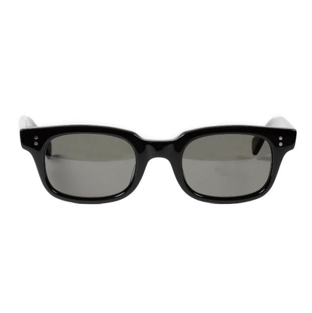 ワコマリア×金子眼鏡 サングラス グレーレンズ 黒縁眼鏡 ブラック 金子眼鏡 × WACKOMARIA GLASSES(TYPE-2)BLACK - WACKOMARIA,M&M