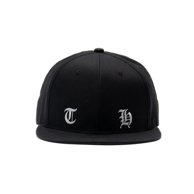 THE H.W.DOG&CO. QUADRUPLE BOX CAP(BLACK) - WACKOMARIA,M＆M