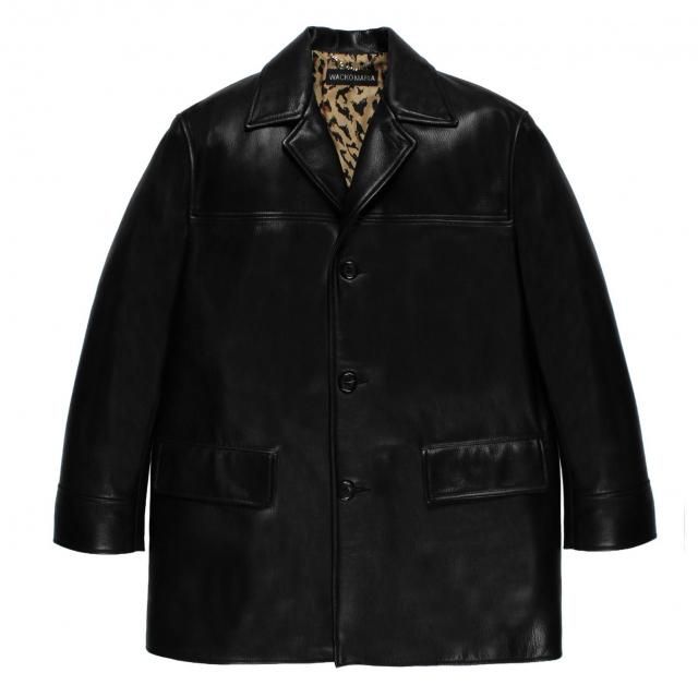 ジャケット・アウター WACKO MARIA LEATHER CAR COAT ( TYPE-2 ) LEATHER CAR COAT (TYPE-2)【BLACK】｜WACKO MARIA｜MELTING POT