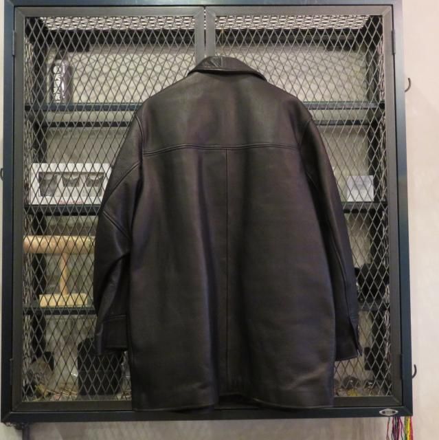 WACKO MARIA LEATHER CAR COAT(TYPE-2) - WACKOMARIA,M＆M