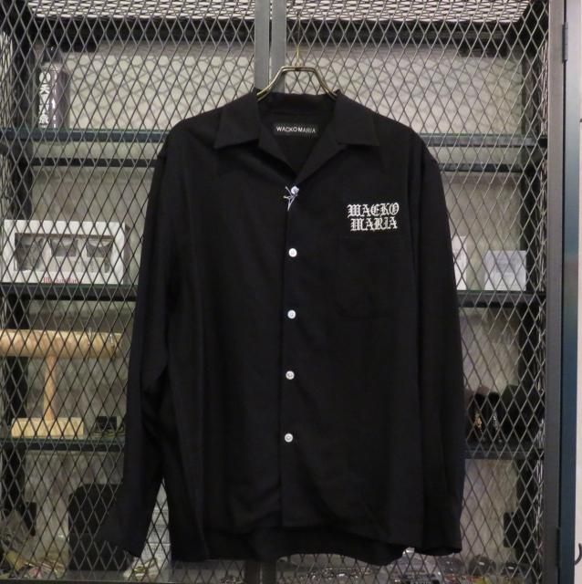 WACKO MARIA 50S' SHIRT L/S(TYPE-1)BLACK - WACKOMARIA,M＆M