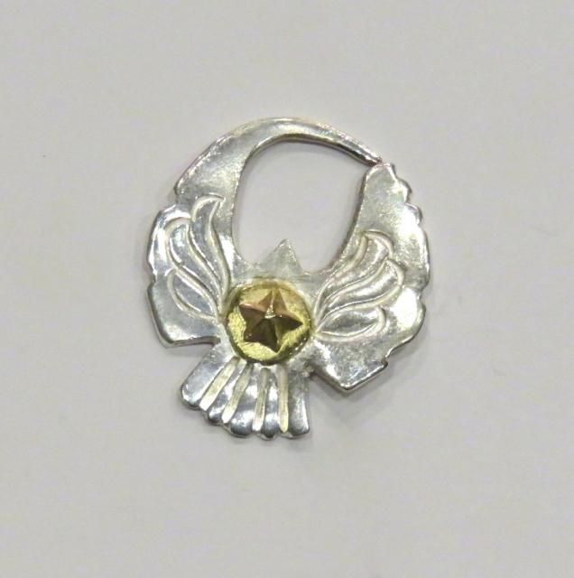 ビンゴブラザーズ シルバー×24K-星 イーグルピアス(左耳用