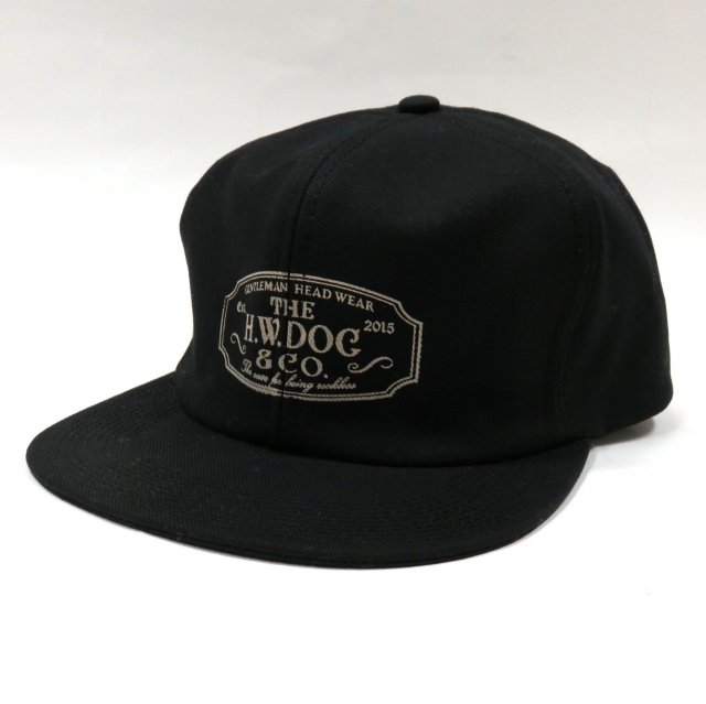 THE H.W.DOG&CO. TRACKER CAP ザエイチダブリュードッグアンドコー　トラッカーキャップ (BLACK) -  WACKOMARIA,M＆M,RATSjp,ビンゴブラザーズ正規取扱店【LITTLE BASTARD】滋賀県 セレクトショップ・通販可能