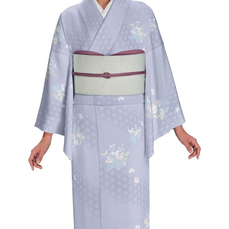 新品☆洗える 長襦袢 東レ 夏 メッシュ Mサイズ 麻の葉 替袖付き