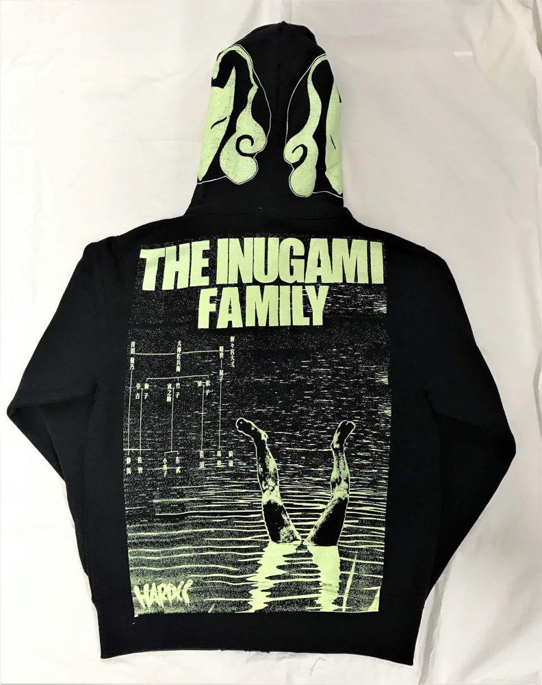 犬神家の一族 The Inugami Family Zipパーカ ホラーにプロレス カンフーにカルト映画 アパレル界の悪童 ハードコアチョコレート公式通販 オンラインショップ