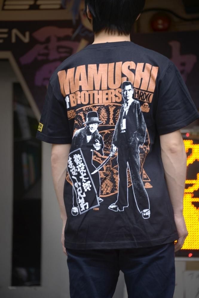 ハードコアチョコレート　Tシャツ　菅原文太　まむしの兄弟　コアチョコ　サイズXL 懲役太郎 まむしの兄弟(MAMUSHI BROTHERS)[廃盤] - ホラーに