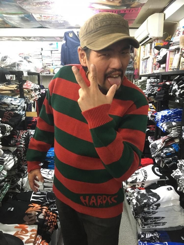 ハードコアチョコレート フレディ クルーガー ナイトメア ニット クルーガーナイトメアニットセーター2017 - ホラーにプロレス