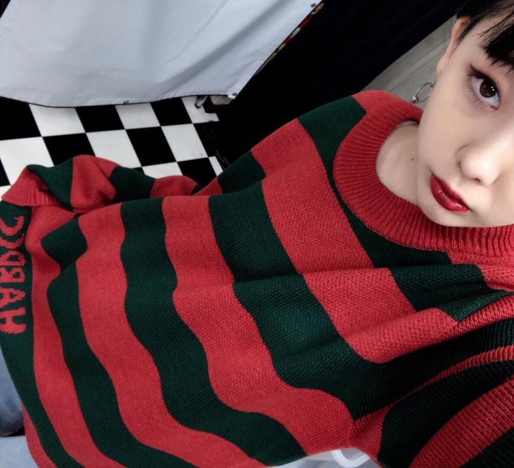 クルーガーナイトメアニットセーター2017 - ホラーにプロレス