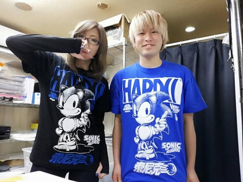 ソニック・ザ・ヘッジホッグTシャツ(音速ロイヤルブルー)[廃盤