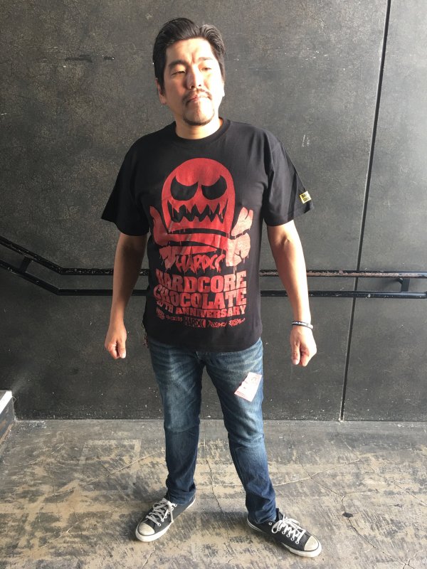 ハードコアチョコレート 殺戮の20周年 Tシャツ(ANNIVERSARYレッド