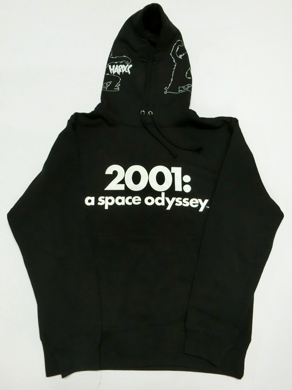 2001年宇宙の旅プルオーバーパーカ(a space odysseyブラック) [廃盤 
