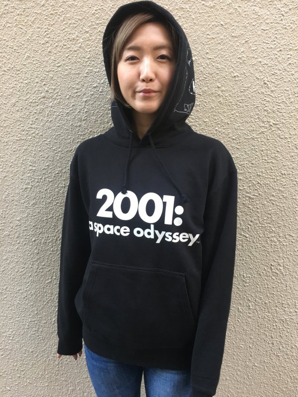 2001年宇宙の旅プルオーバーパーカ(a space odysseyブラック) [廃盤