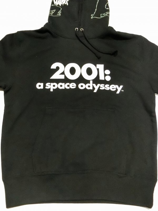 2001年宇宙の旅プルオーバーパーカ(a space odysseyブラック) [廃盤 