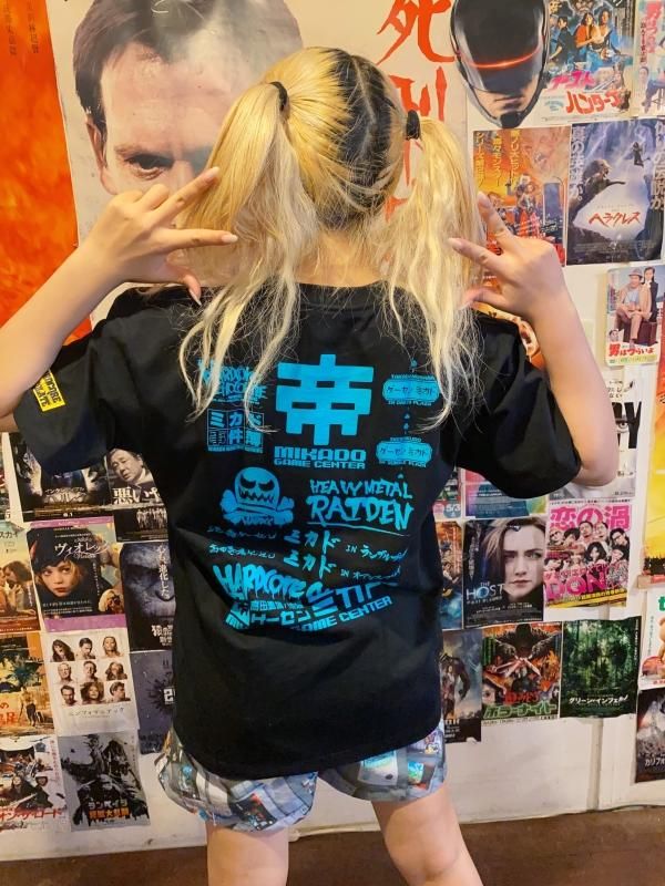 ゲーセンミカド×ハードコアチョコレート「ミカドちゃん」Tシャツ