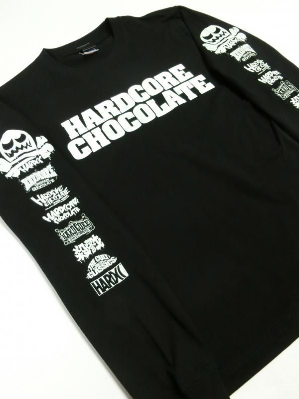 HARDCORE CHOCOLATE スペシャルロゴミックス長袖Tシャツ(ブラン