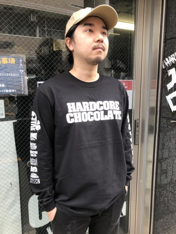 HARDCORE CHOCOLATE スペシャルロゴミックス長袖Tシャツ(ブラン