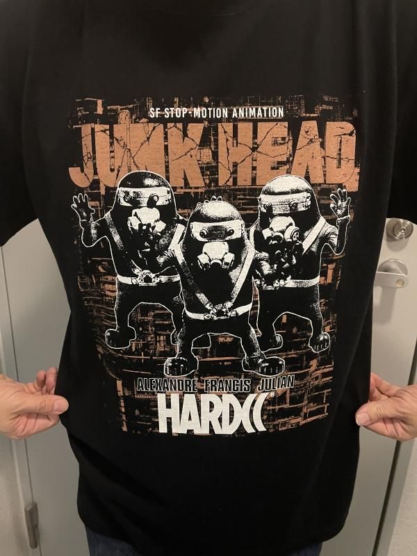 JUNK HEAD ジャンクヘッド 3バカちゃん Tシャツ ☆「JUNK HEAD 」3バカちゃん図面画の長袖Tシャツ☆ | YAMIKENstore