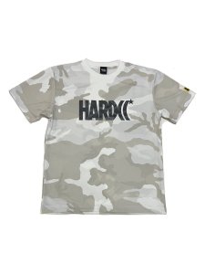 HARDCCスターロゴ・ドライTシャツ(ホワイトウッドランド)